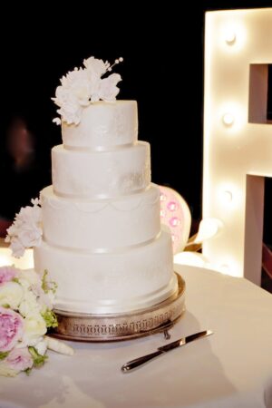 Sugar flowers & Alencon Lace at Great Fosters. www.gillflettlifestyle.com